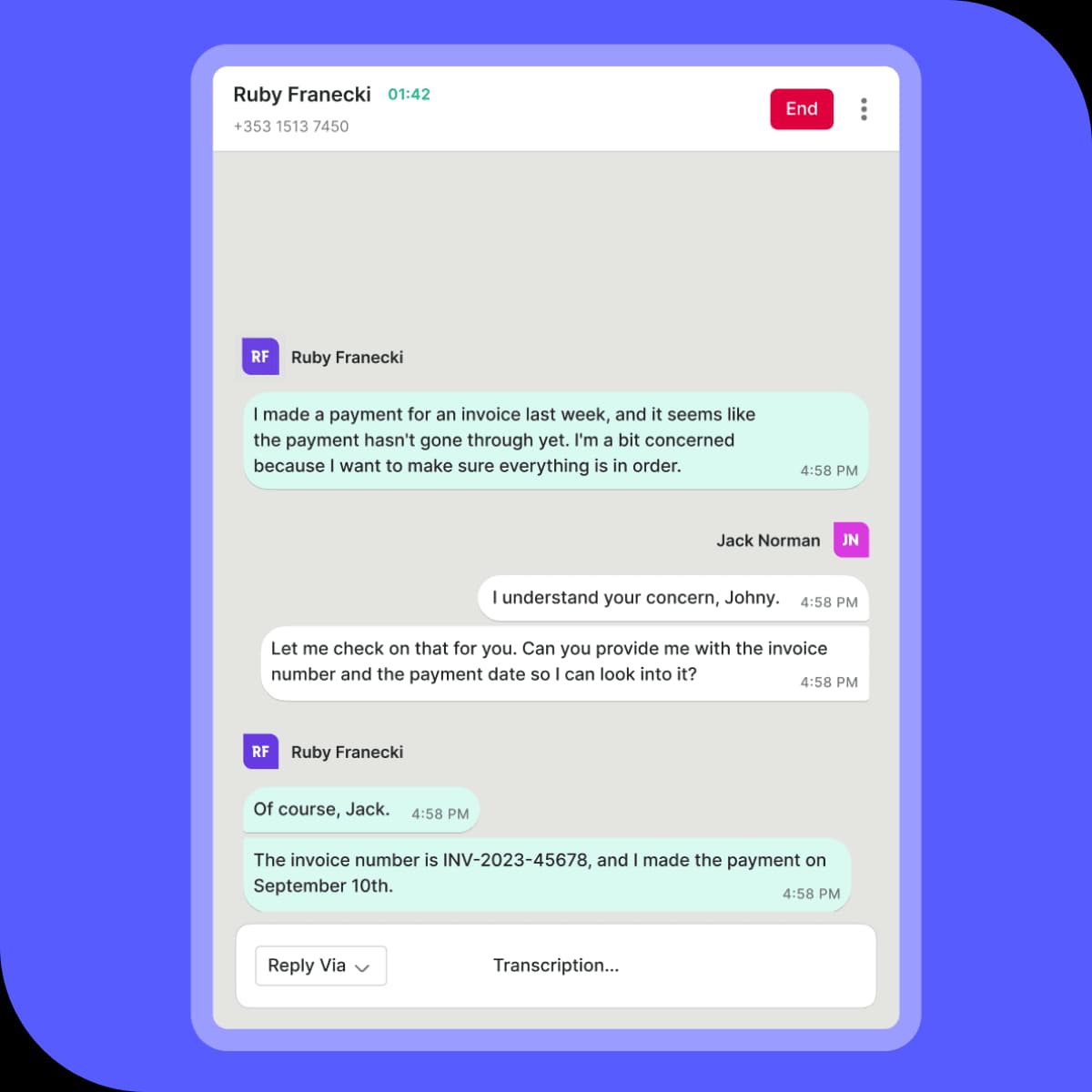 Ai contact centre solution
